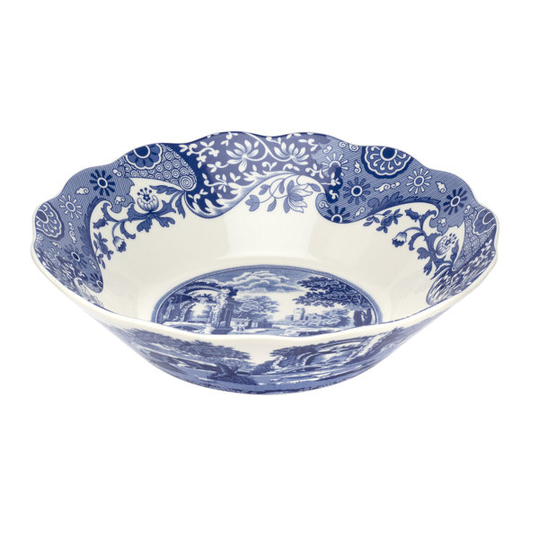 Spode Blue Italian Salad Bowl & Reviews Wayfair